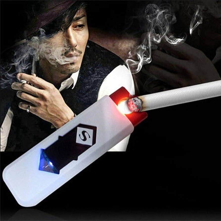 Amazon.co.jp: zmart USB充電式 電子ライター タバコ 風に強い